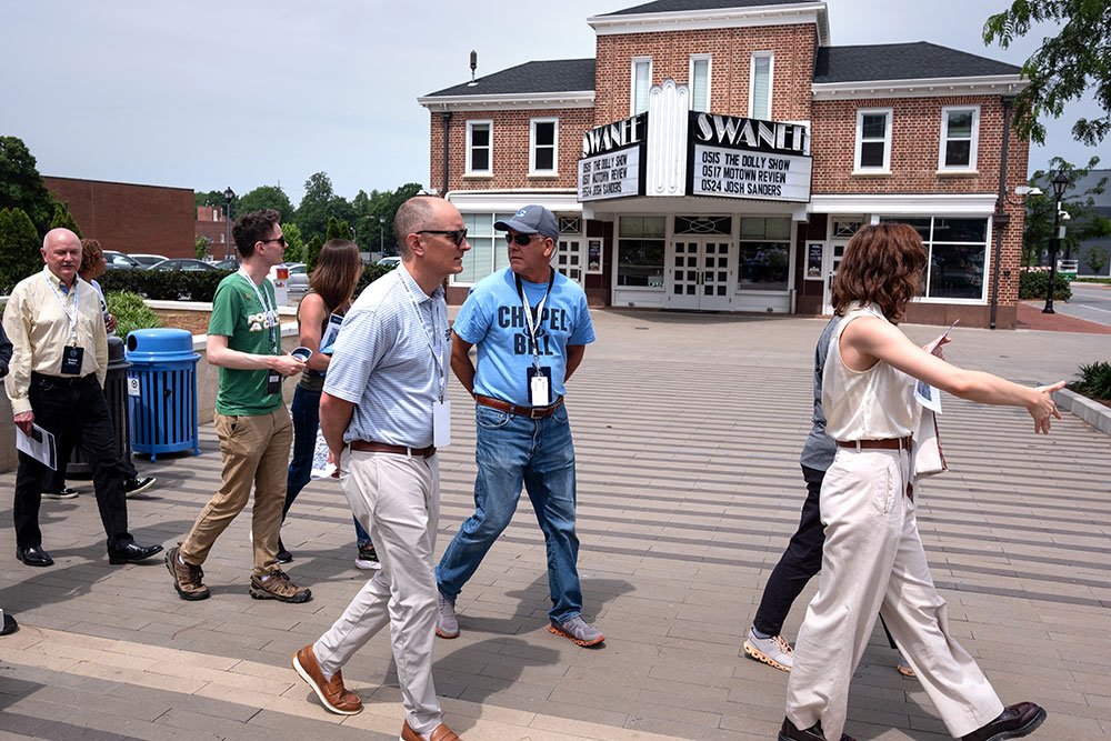 UNC Bus tour in Kannapolis